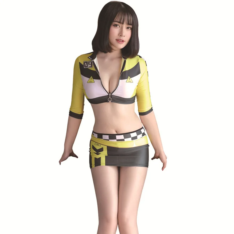 Сексуальная гоночная форма раздельное сексуальное нижнее белье красивые