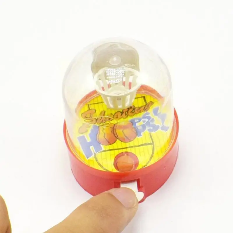 

1pcs Mini Basketball Shooting Toys Handheld Palm Mini Basketball Desktop Parent-child Game Toys Finger Toy Interactive Shoo G1L1