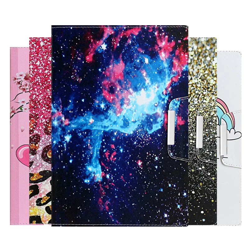 

Luxury Painted Leather Case For Apple iPad 10.2 10.5 2019 Slim Cover 10.2 inch Tablet Case Folding Stand Case +GiftFilm