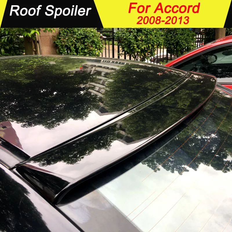 Для Honda Accord 2008 2009 2010 2011 2012 2013 крыши автомобиля Спойлер ABS Материал сзади грунтовка