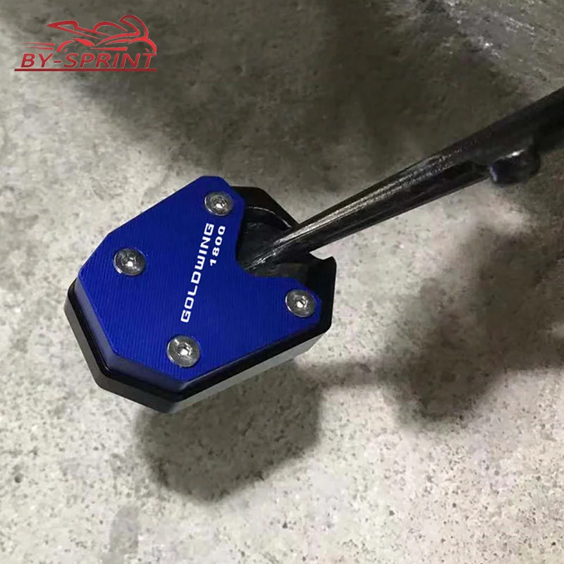 Лазерный логотип мотоцикла CNC подножка боковая подставка увеличение расширение для HONDA Goldwing 1800 GL 1800 GL1800 товар