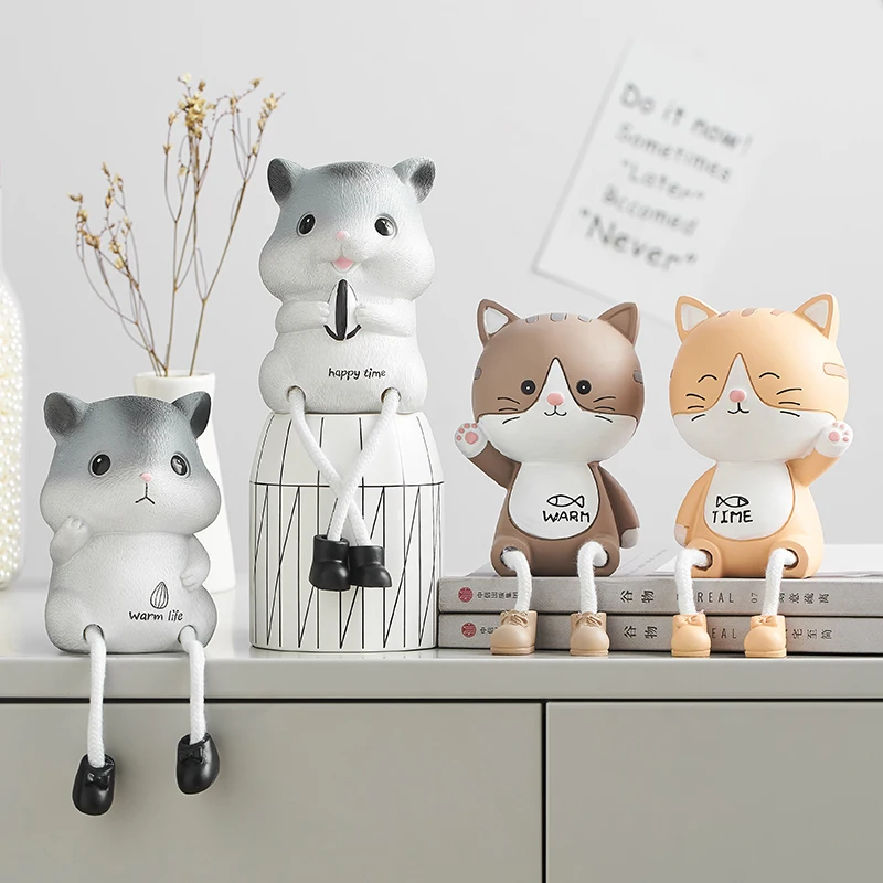 Современное украшение для дома аксессуары комнаты Hogar милый мини орнамент в виде