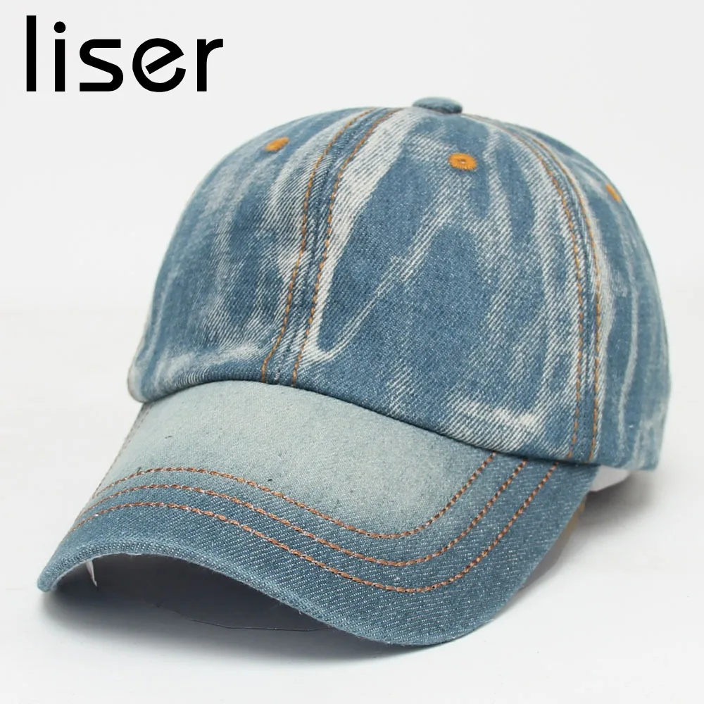 

Unisex Baseball Caps Vintage Cowboy Hat Old Craft Denim Adjustable Size Sun Protection Outdoor Travel Play Sports High Quality