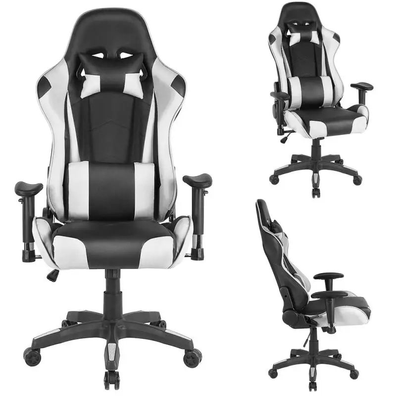 

Quality Game Chair Executive Chair Office Chair Adjustable Pattern Backrest Lifting Armrest Ergonomic Leather Chairs HWC