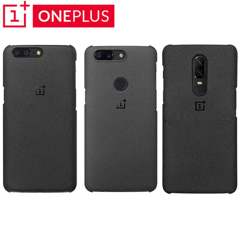 

NEW For Oneplus 7/7 Pro/6 6T/ 8T / 5T 7T/7T 8 Pro 100% Original Official OnePlus Genuine Sandstone Matte Slim Back Skin Case