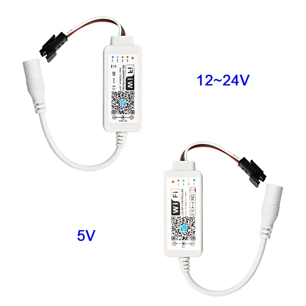 Контроллер Magic Home LED SPI DC12-24V пикселей мини-контроллер Wi-Fi для светодиодной ленты