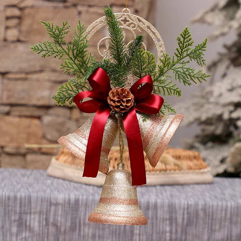 

New Year's Day Christmas DecorationsShopping Mall Hanging Bells Scene Layout Christmas Tree Ornament Door Hanging