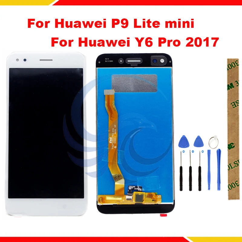 Протестированный ЖК дисплей для Huawei P9 Lite mini экран Y6 Pro 2017 SLA L02 TL00 в сборе|Экраны
