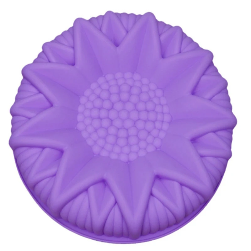 

Silicone Big Cake Molds Flower Crown Shape Cake Bakeware Baking Tools 3D Bread Pastry Mould Pizza Pan DIY Birthday