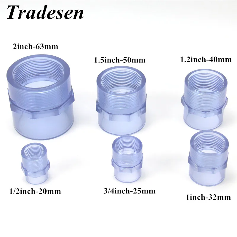 Высококачественные соединители из ПВХ для садовых водопроводных труб с