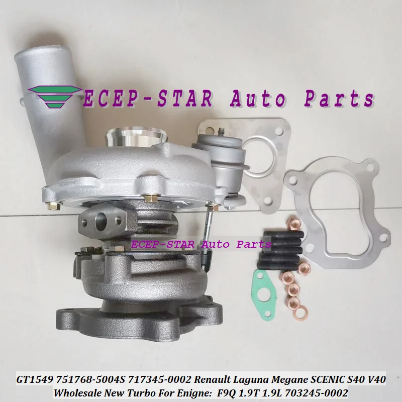 Турбокомпрессор GT1549S 703245 703245-0001 717345 для Renault Laguna Megane SCENIC TRAFIC Volvo S40 V40 F9Q 1 9 T 105HP |