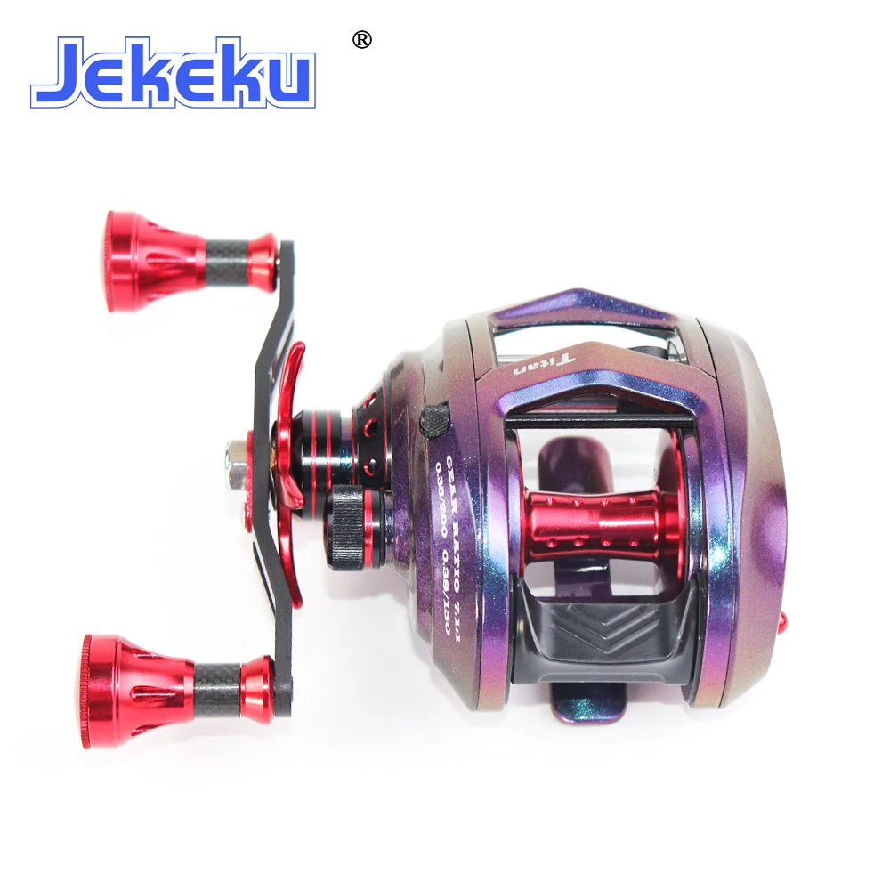 Новая Большая красочная Рыболовная катушка JEKEKU для заброса приманки 11 + 1