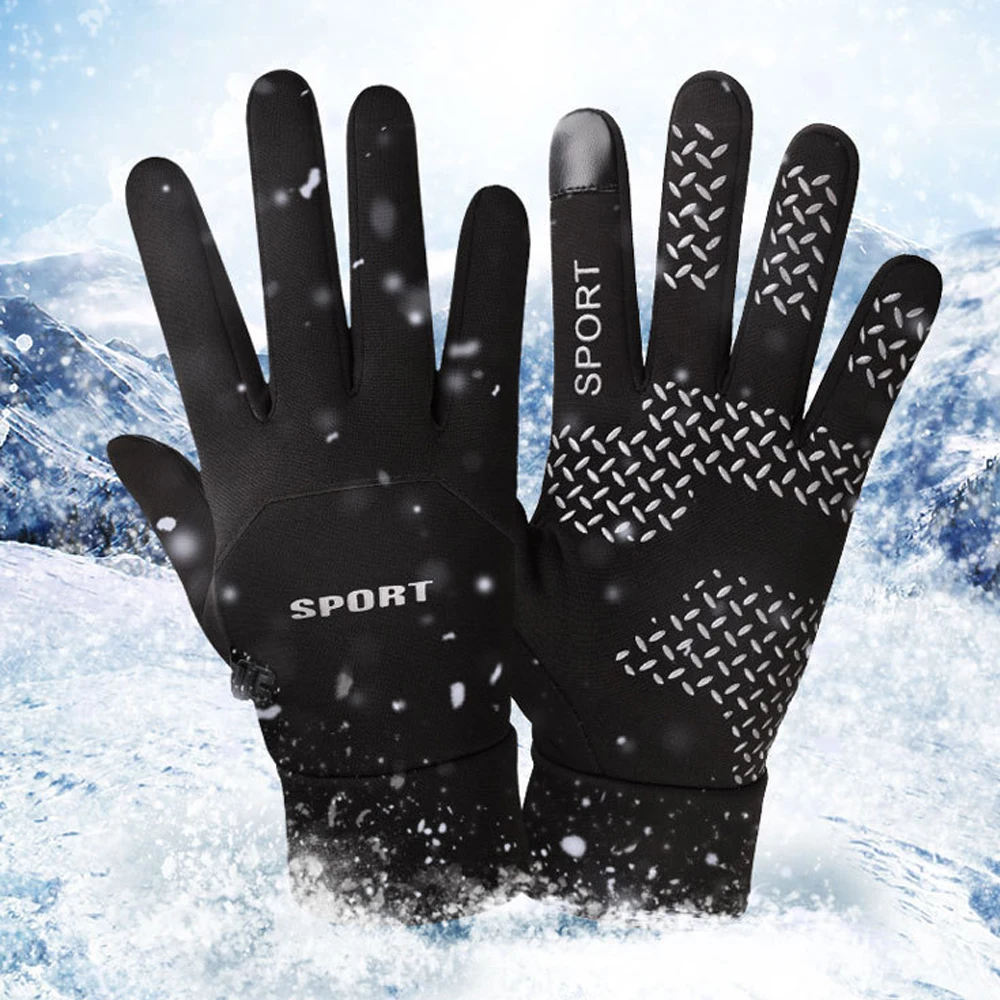 L. Mirror 1 пара водонепроницаемые Polar спортивные перчатки для смартфонов с сенсорным экраном с флисовой подкладкой для комфорта и тепла новые совместимые