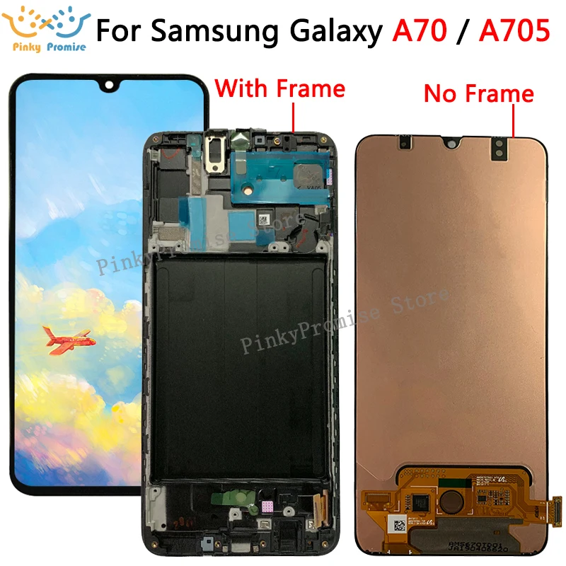 6,7 'для samsung Galaxy A70 ЖК-дисплей A705 A705F SM-A705F Дисплей кодирующий преобразователь сенсорного экрана в сборе A70 для samsung A70 ЖК-дисплей A705DS
