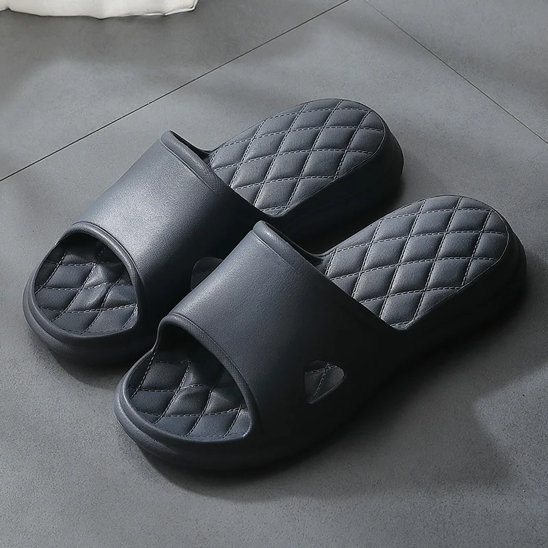 

New Summer Eva Men's Slippers 2020 Fashion Outdoor Slides Indoor Non-slip Mute Slippers Beach Flip Flops Men Slippers Plus Shoes