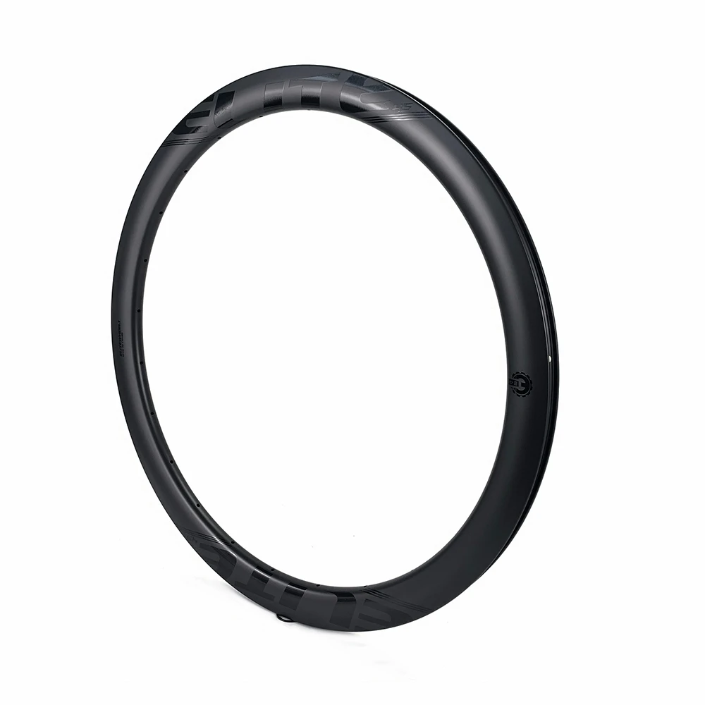 ELITEWHEELS 700c дорожный диск углеродный обод 45 мм Глубина бескамерная UD матовая