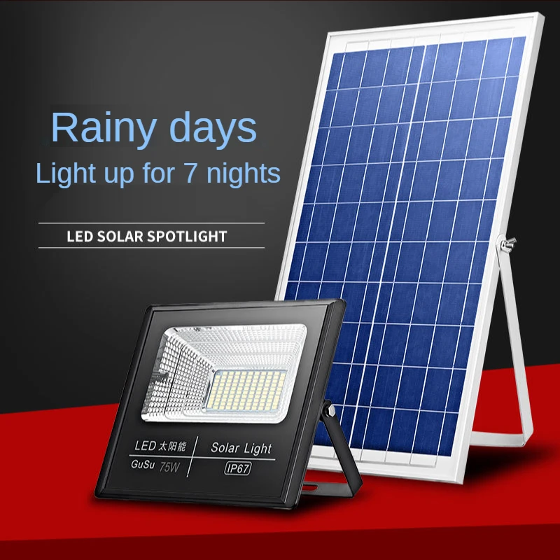 

Лампа на солнечной батарее, бытовая уличная светодиодсветодиодный лампа для двора, суперъяркая Водонепроницаемая проекционная лампа для в...