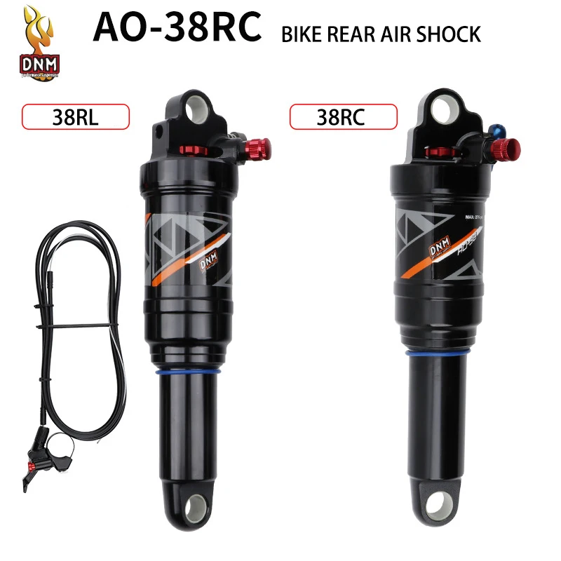 

AO-38RC bike rear air shock Bicycle Rear Shocks 165/190/200/210mm MTB Downhill Bicycle Coil Rear Shock Wire ontrol/Hand Control