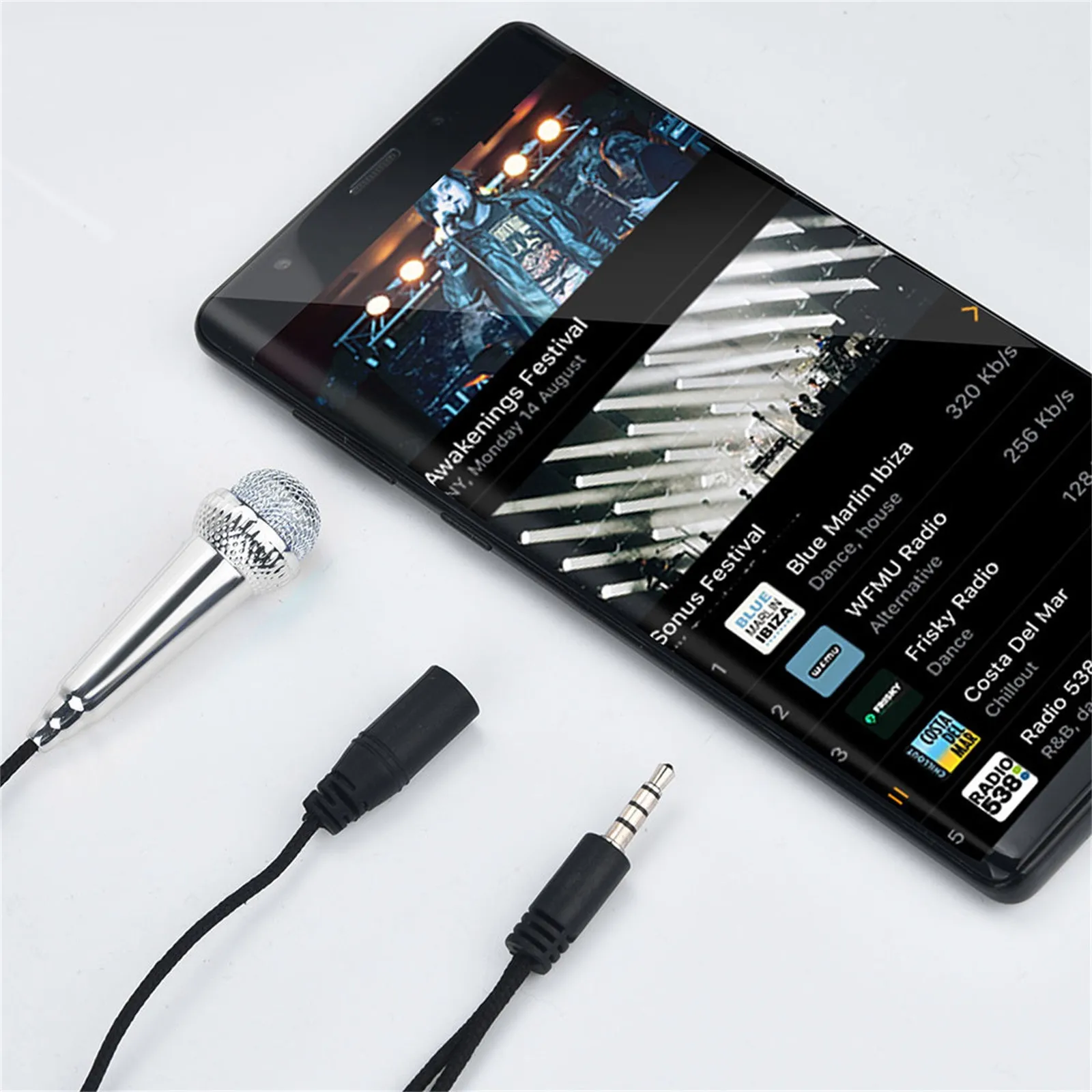 Портативный мини-микрофон 3 5 мм стерео Студийный конденсаторный микрофон KTV