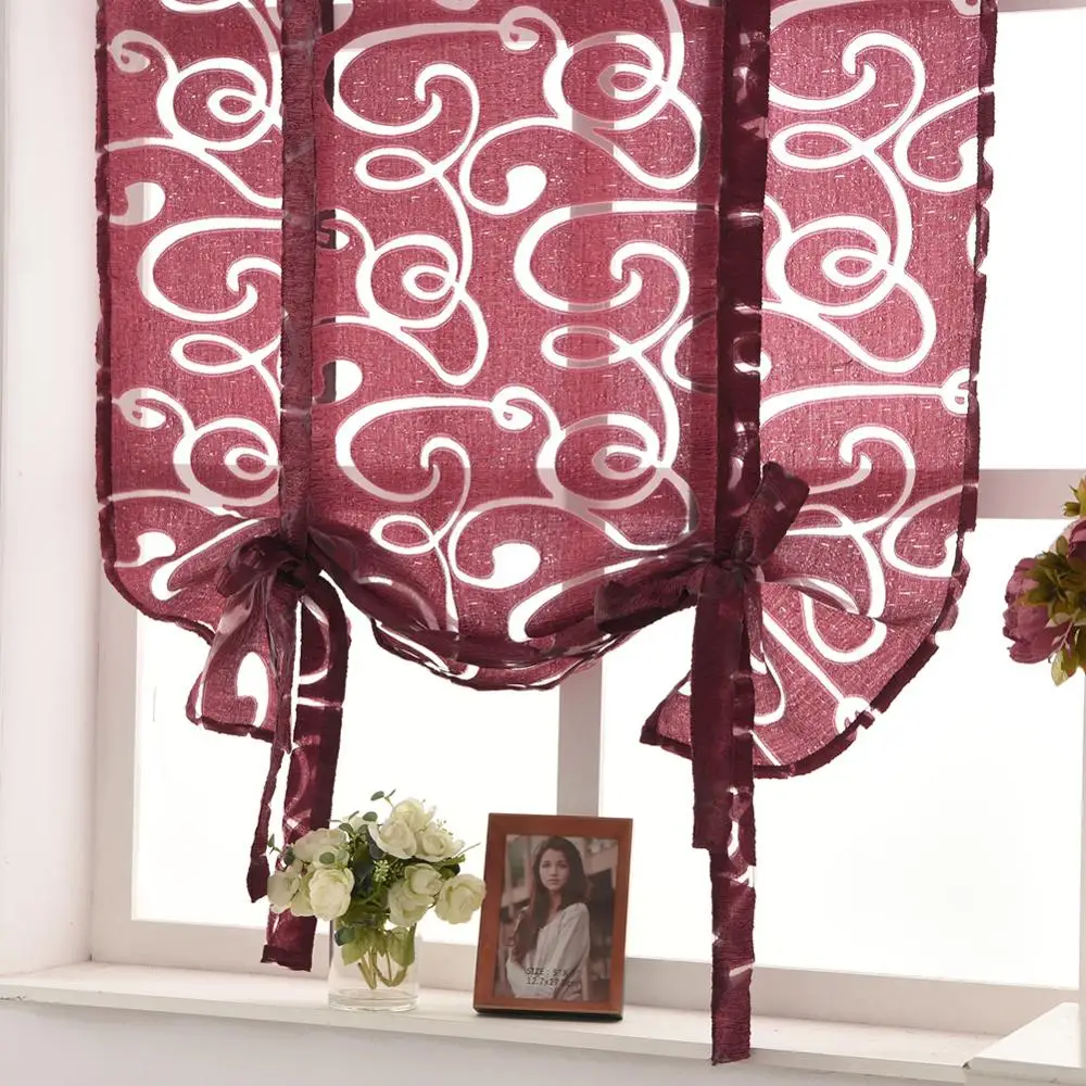 Кухонные Короткие шторы NAPEARL оконные жаккардовые полосатые полупрозрачные