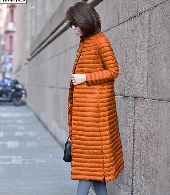 caramel colour Пуховик женский пуховик женский пуховик X-Long 95% белый утиный пух пальто женские куртки женская верхняя одежда - Цвет: caramel colour