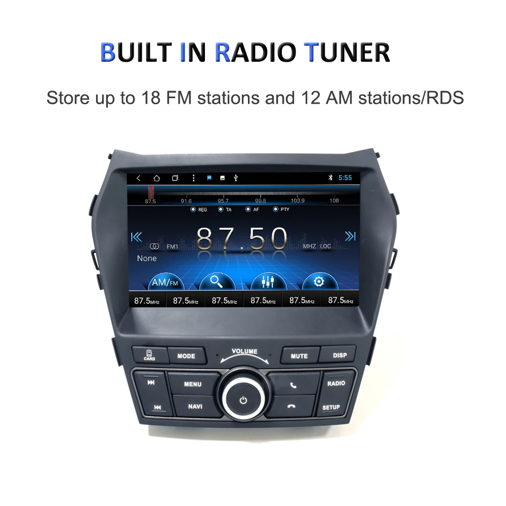 ONKAR автомобильный Android GPS навигатор для Hyundai Santa Fe XL 2013-2017 9 0 автомобильное радио ОЗУ