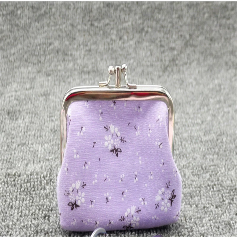 

2021 Hot Sale Korean Version Purse Woman Cute Printed Double-layer Coin Purse Printing Leather Small Wallet