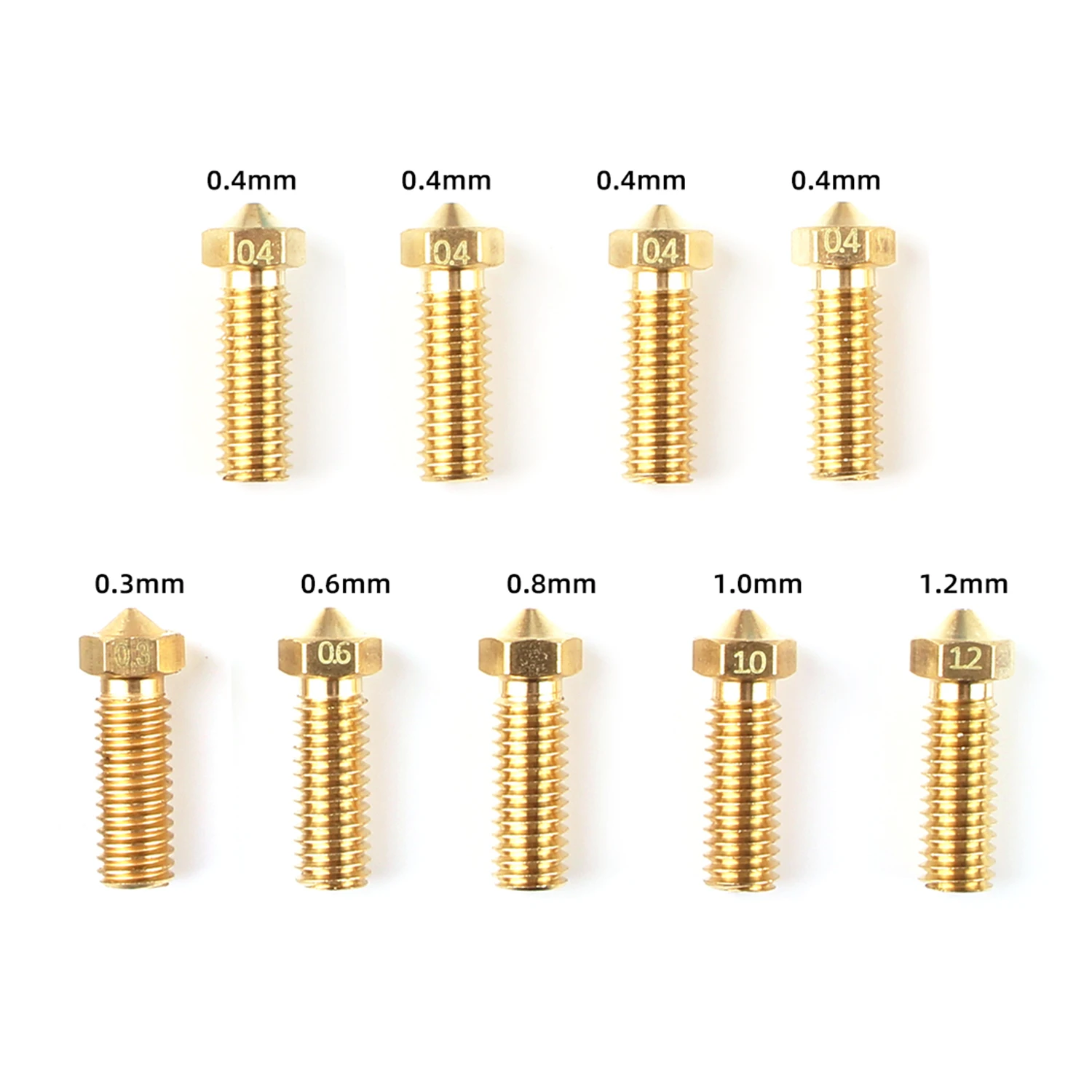 3D принтер экструдер набор соплов нагревательный блок горелка Трубка PTFE