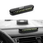 Автомобильный карточка с телефоном для временной парковки номер карты пластина Стикеры для Peugeot 207 аксессуары