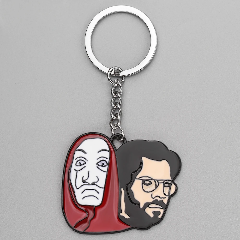Брелок La Casa De Papel эмалированный металлический брелок для ключей с изображением
