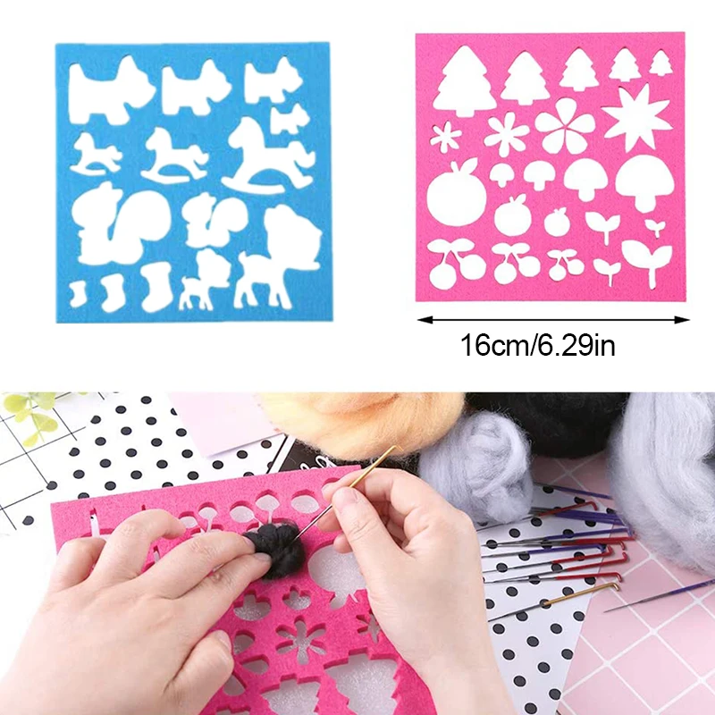 Набор для валяния MIUSIE из мягкого волокна Шерсть-ровинг игл 25 цветов с инструкцией