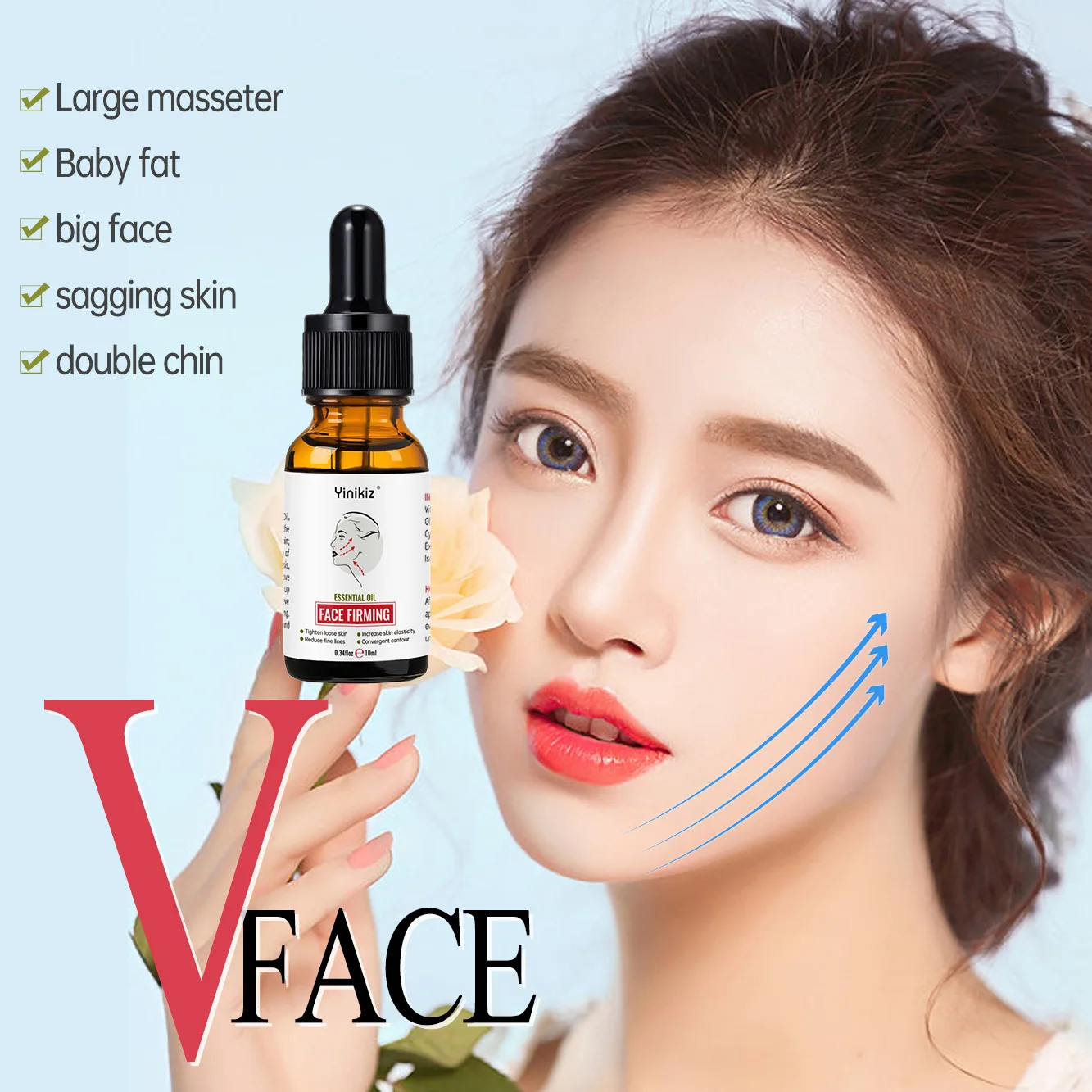 

Facial Essential Oil Nourishing Deep Hydrating Improve Large Masseter Baby Fat Big Face Sagging Double Chin Soften Skin Care