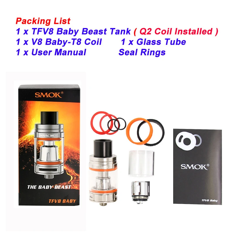 SMOK H-PRIV 50 Вт TC VW Vape мод OLED экран TFV8 детский бак M2 Q2 катушка 510 атомайзер Vape комплект электронная сигарета мод Va