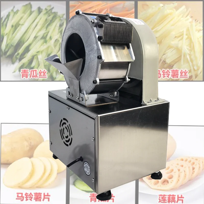

Stainless steel vegetable cutter electric slicer carrot lemon slice cabbage shredder cutting ginger machine