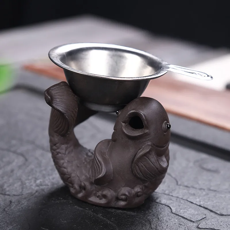 Креативный Фиолетовый Глиняный чай домашний декор чайный домик настольное