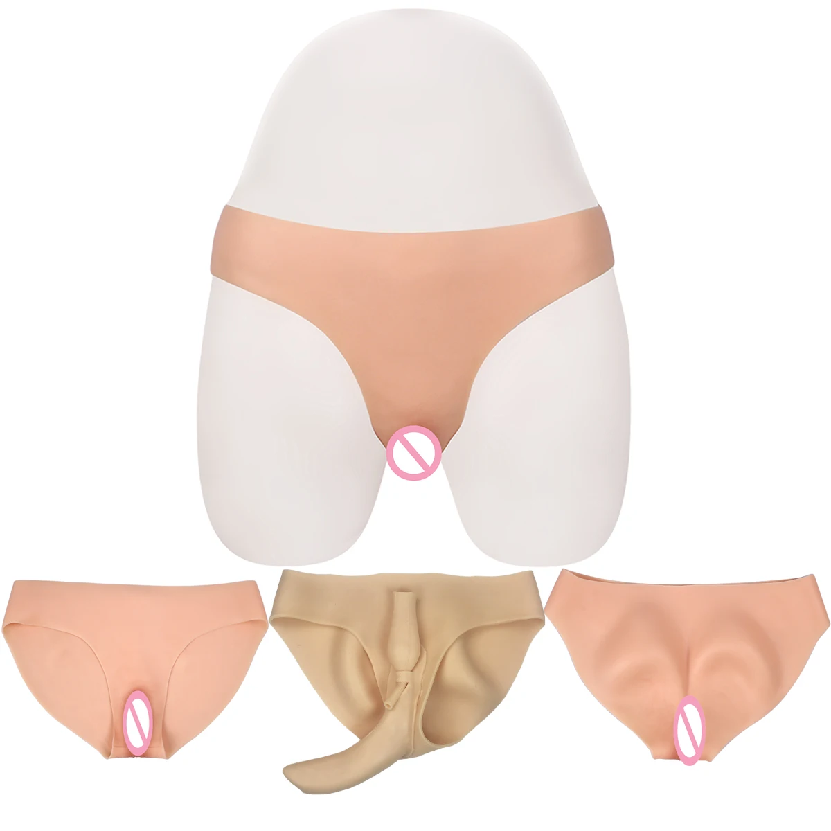 Силиконовые трусы NUSIAMA искусственная вагина мужское нижнее белье проникающие