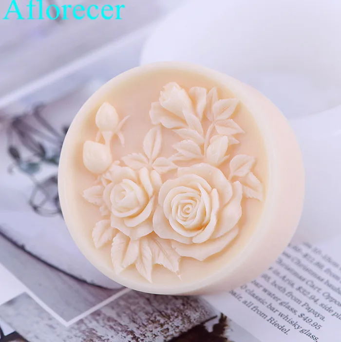 Flower Shaped Silicone DIY Handmade Soap Candle Cake Mold Supplies Diy Crafts Handmade Soap Mold