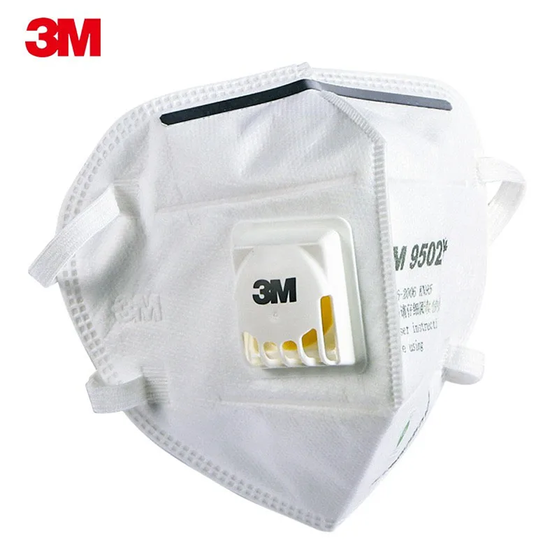 25 шт./лот 3M 9501 В +/9502 в + FFP2 многоразовая одобренная маска с клапаном Mascarilla KN95 Infantil