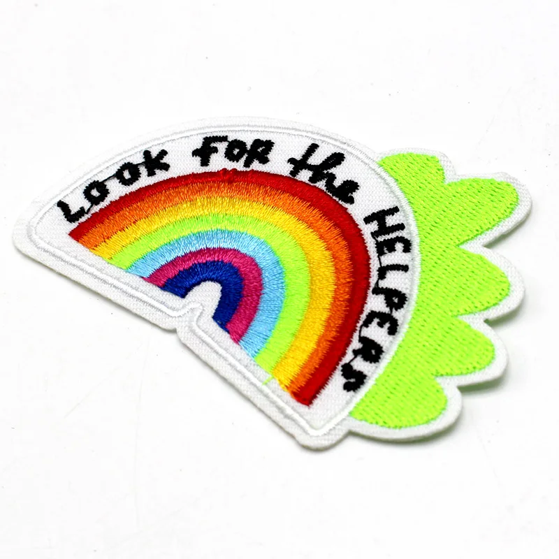 Флаг панка Pride нашивки для геев вышитые одежды утюга на одежде радужная нашивка