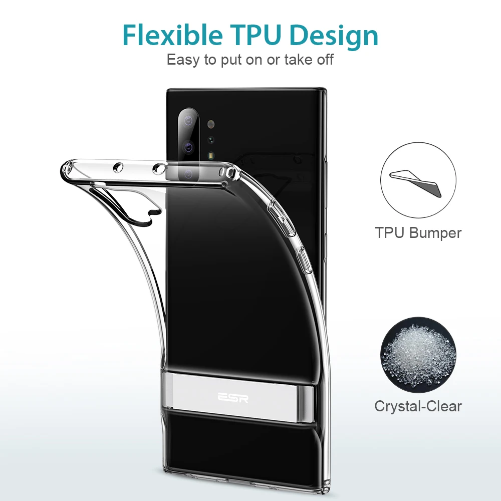 

ESR Phone Case for Note 20 Ultra Case for Samsung Note 10 Plus Case S20 Ultra Metal Stand Kickstand Case for Galaxy Note 20