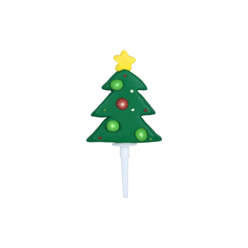 1pc topper-C Рождественские обертки для выпечки кексов, новогодние вечерние Декор кекса, украшения для рождественской вечеринки, Санта-торт-снеговик - Цвет: 1pc topper-C