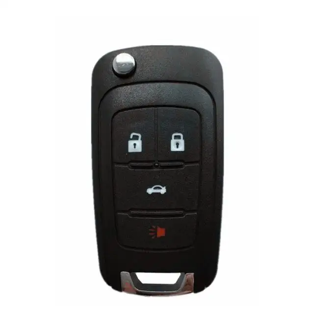 4 Кнопки 2/3/4/5 кнопки дистанционный ключ чехол для Chevrolet Cruze 2011 2012 2010 Impala Camaro Авео Эпика лова Автомобильный складной чехол для ключей на застежке - Количество кнопок: 4 Кнопки