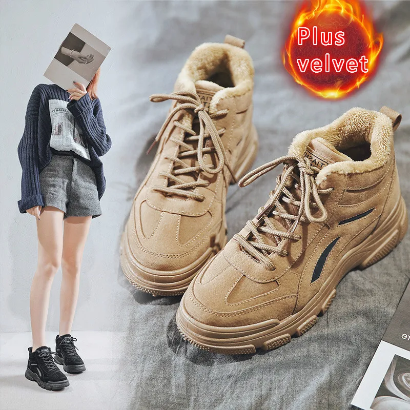 Брендовые дизайнерские бархатные Ботинки martin коллекция 2019 года Сезон Зима новый