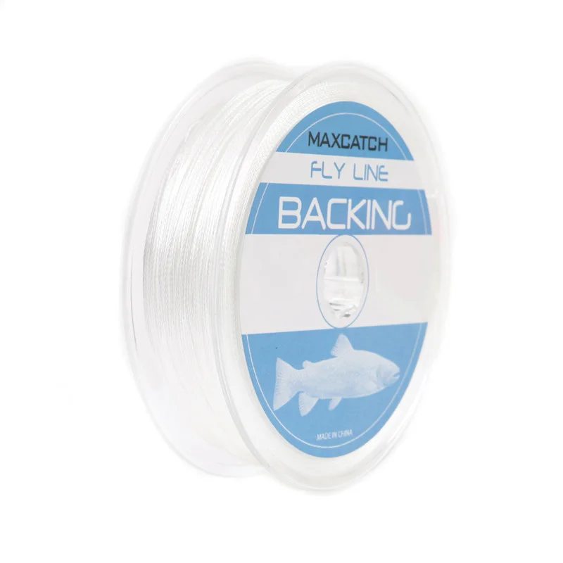 Maximumcatch бэк-Fly Line 50/100/300 метров 20/30LB двойной Цвет опорная линия плетеная летящая леска - Цвет: White Color