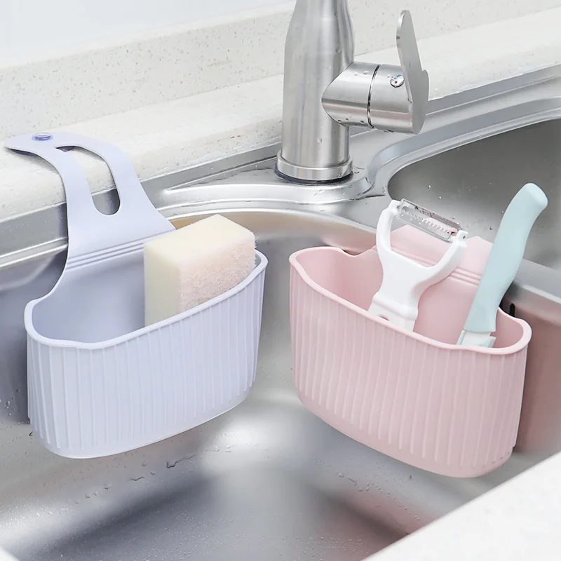 

Kitchen Sponge Drain Holder Suction Cup Sink Shelf Soap Sucker Storage Rack Basket Wash Cloth Or Toilet Soap Shelf Organizer new