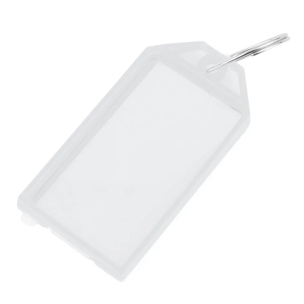 Новинка 1 шт. пластиковое крутое кольцо для ключей бирка идентификационная