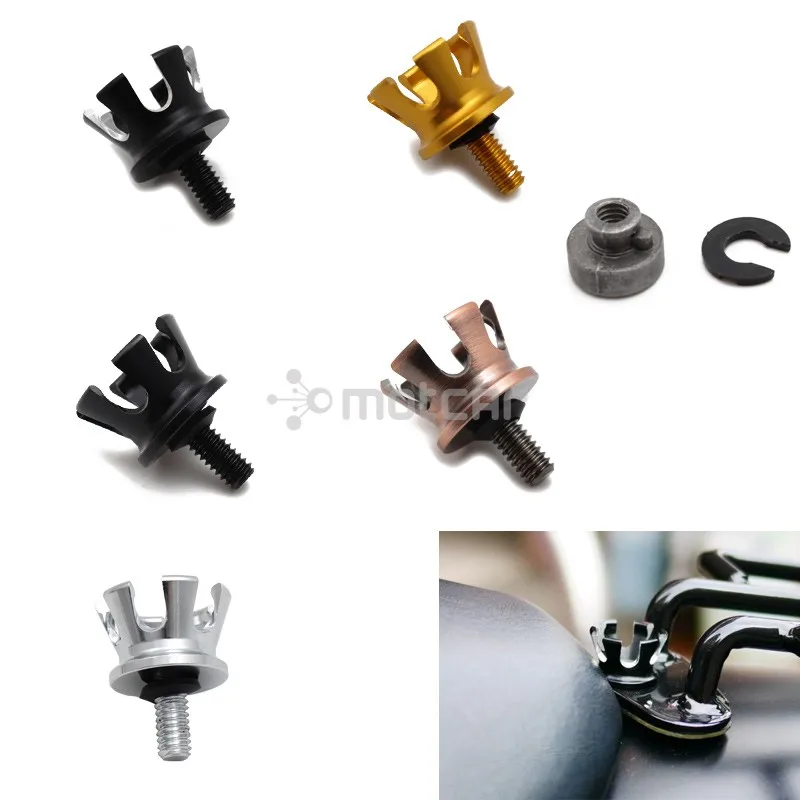 Универсальный 6 мм мотоцикл алюминиевая Корона Стиль заднее сиденье на крыле