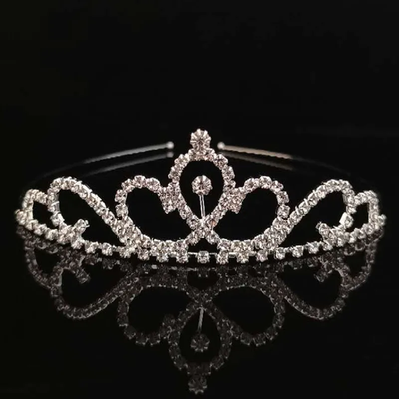 Корона диадема для девочек блестящие стразы свадебные тиары
