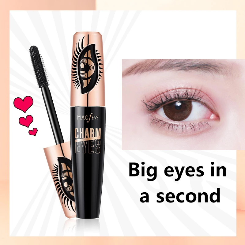 Водонепроницаемый тушь для удлинения черные ресницы наращивания ресниц щеточка