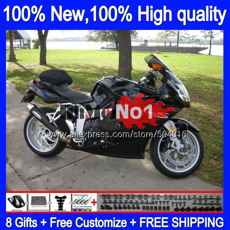 

Body For BMW K1200 K 1200 S K-1200S K 1200S Gloss black 101MC.22 K1200S 2005 2006 2007 2008 2009 2010 05 06 07 08 09 10 Fairing